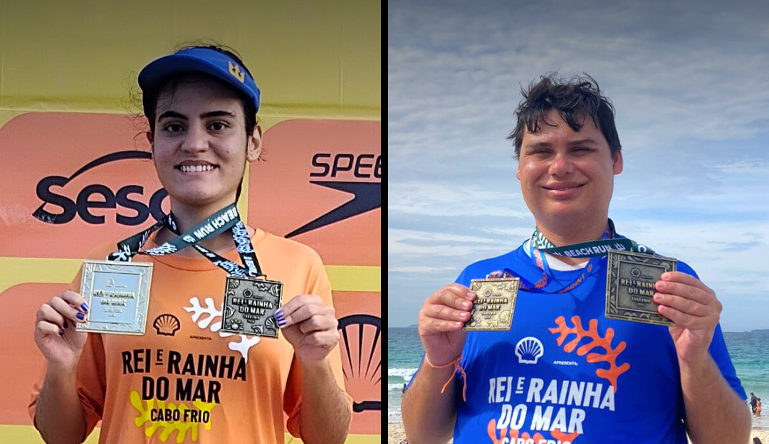 Atletas PCD de JF fazem bonito no Rei e Rainha do Mar em Cabo Frio